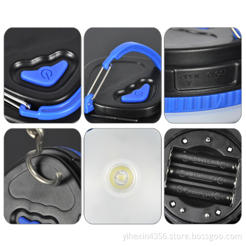 Energy-saving protable led camping light with handle